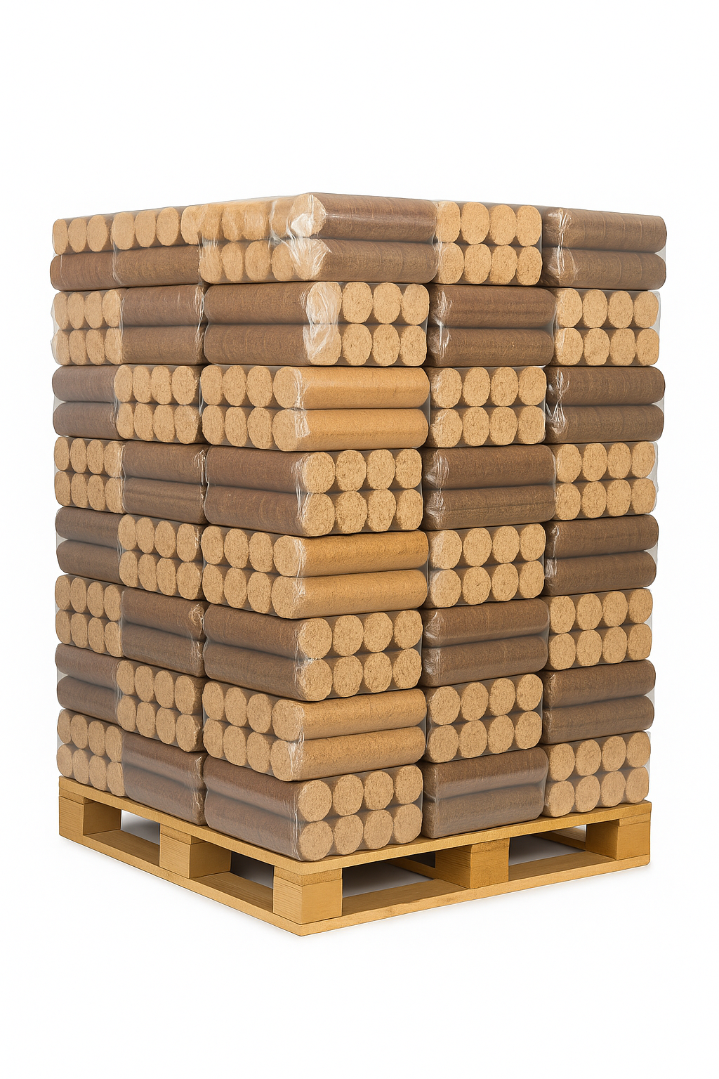 Bûches densifiées – Feuillus + Résineux – Palette de 960 kg