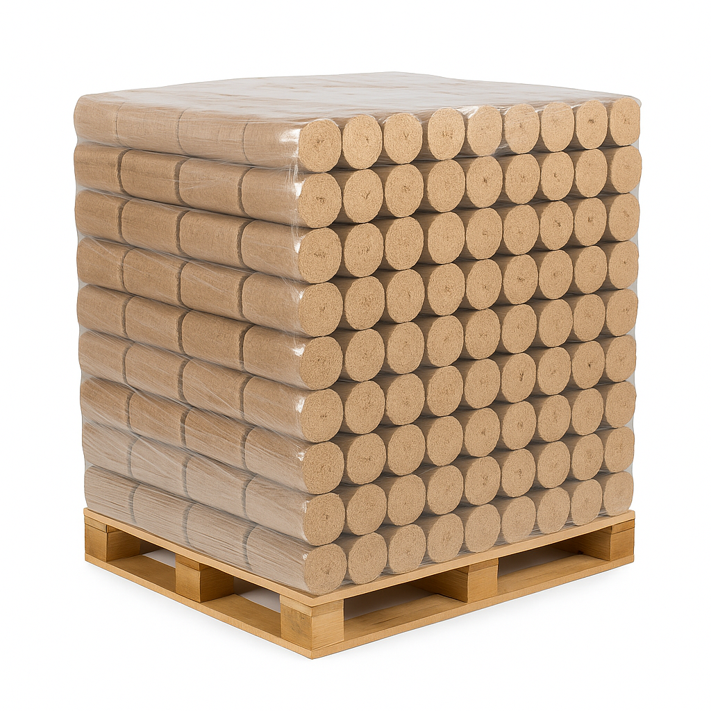 Bois densifié – Palette de bois dur – 1 tonne