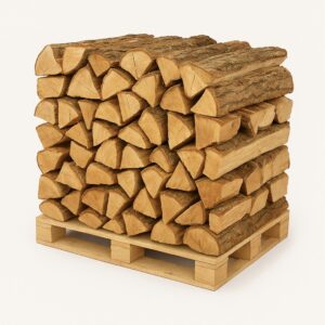 Bois de chauffage – 2,5 stères 50 cm – Mélange de feuillus sur palette (2 m³)