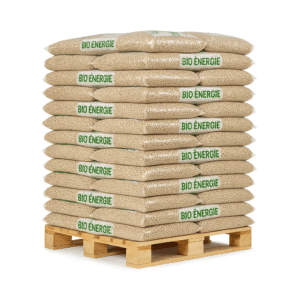 Pellets de granulés Bio Énergie – Palette de 66 sacs de 15 kg