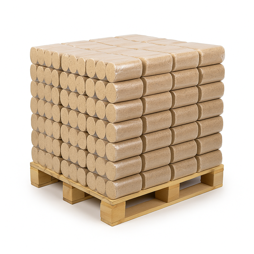 Bûches de nuit – 1/2 palette – 480 kg (48 paquets de 10 kg)