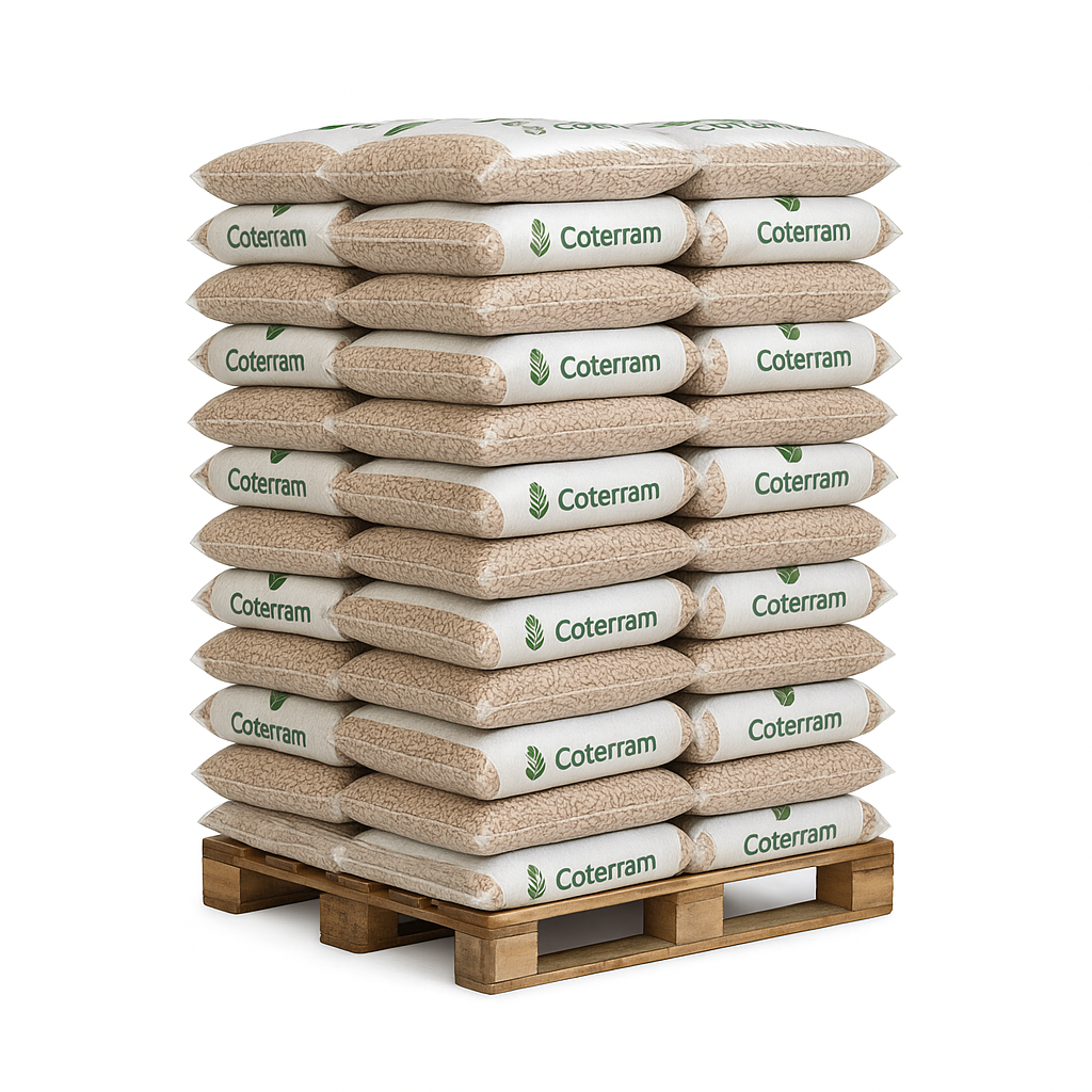 Pellets de granulés Coterram – Palette de 70 sacs de 15 kg