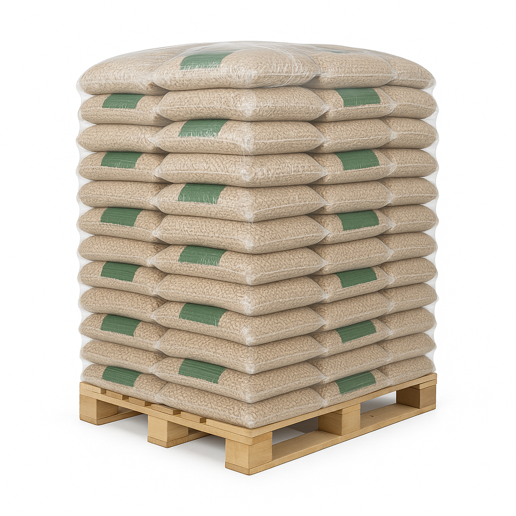 Pellets Eco Pin – 70 sacs de 15 kg – Certifiés DINplus et ENplus A1