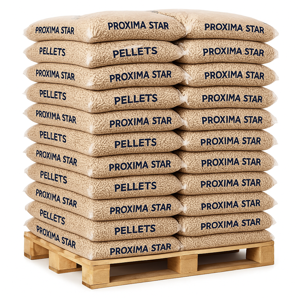 Pellets de granulés Proxima Star – Palette de 65 sacs de 15 kg