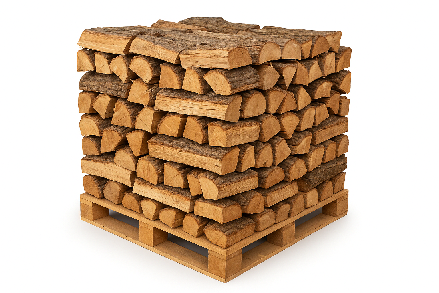 Bois de chauffage – 3,5 stères de bûches 30 cm – Chêne ultra sec (Mélange Hêtre-Chêne)